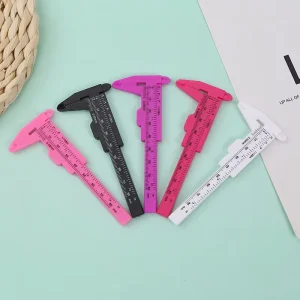 80mm Mini Permanent Plastic Eyebrow Ruler for Makeup Accessory for Makeup Artists