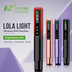 81g Wireless PMU Tattoo Pen Single Battery 2.8mm Stroke 10-Level Dot Mode Permanent Makeup Machine for Brows Lips