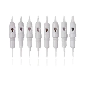 8MM Gray Screw PMU Tattoo Needles 1P 3P 5P 7P 3F 5F 7F Permanent Makeup Eyebrow Lips Cartridge Needles