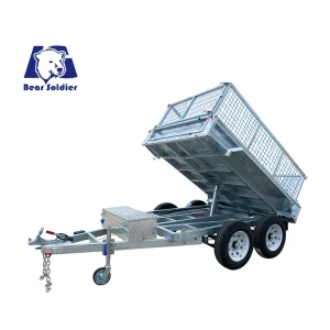 8×5 Hydraulic Tipper Trailer 3500kg GVM Heavy Duty Electric Dump Trailer