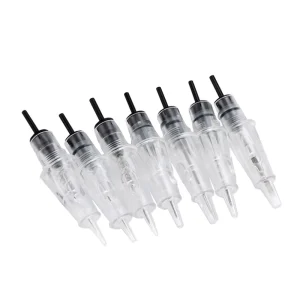9MM 2 Tattoo Machine Needles Permanent Makeup Cartridgte Needles for Eyebrow Lips Tattoo
