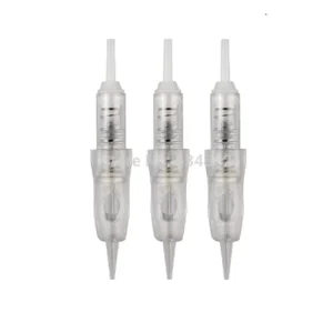 9MM Stainless Steel Screw Type Tattoo Embroidery Needle 1R/3R/5R/7R/3F/5F/7F Permanent Makeup Eyebrow Cartridge Needles