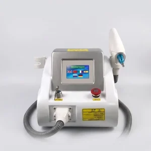 A Desktop Nd Yag Laser ABS Tattoo Hair Removal Machine Portable Eyebrow Washing Pigment Spot Remover Beauty UK CN