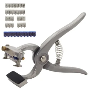 A New Type of Metal Veterinary Equipment Used for Tracking Pigs Equipped with Laser coded Marking Pliers and Forceps