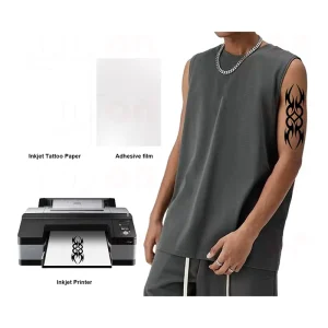 A.DSon Model Tatoos Paper A4 Size Water Transfer Clear Laser Inkjet Temporary Tattoo Stickers DIY Body Art Design
