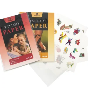 A4 Inkjet Laser Temporary Tattoo Waterslide Transfer Decal Paper Printable TATTOO Paper Adhesive Sticker Set