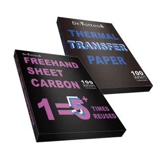 A4 Size Blue Copy Spirit Thermal Stencil Transfer Paper 100pcs 20pcs for Tattoo Permanent Makeup Accessories