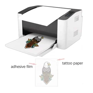 A4 Size Temporary Clear Water Transfer Slide Decal Tattoo Paper for DIY Design Compatible with Inkjet & Laser Printers