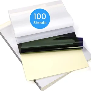 A4 Size Thermal Tattoo Stencil Paper Tattoo Transfer Paper for Beginner Artists Permanent Makeup Accessory