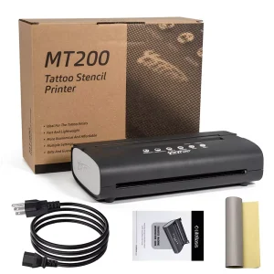 A4 Thermal Printer Tattoo Large Battery Professional Tattoo Transfer Machine with 10 Free Paper
