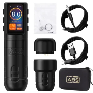 ABS 2000mAh 3.5/4.0mm Stroke Brushless Motor Direct Drive Professional Wireless Tattoo Machine Pen for Artists Body Art