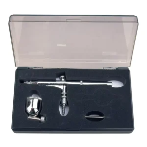 ABS132A Airbrush Kit with 7CC Cups Portable Airbrush Set for Makeup Commercial Artists Cake Decoration Nail Art