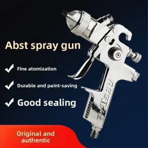 ABST Airbrush for Paint Pneumatic Topcoat Spray Gun with High Atomization Dual Stainless Steel for Automotive Coatings