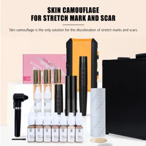 AI Skin Camouflage System 98% Precision Color Matching for Scar Stretch Mark Vitiligo Treatment Professionals