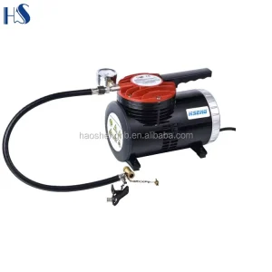 AS06W Mini Hobby Airbrush Kit Tanning Tattoo Spray Gun with Air Compressor and Propellant Hose