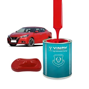 AY41k Automotive Bright Red High Gloss Coating Acrylic Automotive Paint Spray for Body Repair