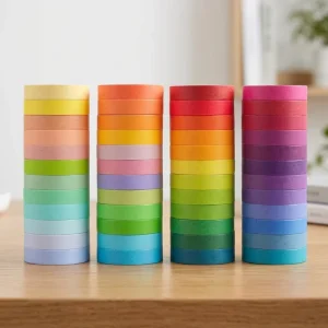 Acrylic Adhesive Masking Tape Factory Manufacturer Crepe Paper Tape for Wall Painting Auto Body Fine Line Masking