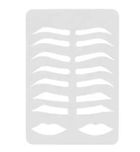 Acrylic Beauty Reusable Practice Stencil Eyebrow & Lips Template Shape Permanent Tattoo Makeup Accessories
