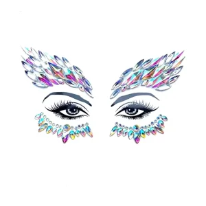 Adhesive Face Jewels and Body Crystal Stickers