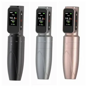 Adjustable Coreless Aircraft Aluminum Stroke PMU&SMP Machine Wireless Tattoo Gun