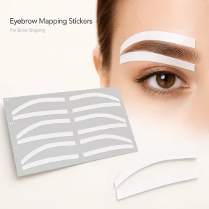 Adjustable Disposable Eyebrow Stencil Spray Gun Airbrush Variety of Brow Shapes for Microblade Permanent Makeup Accessories