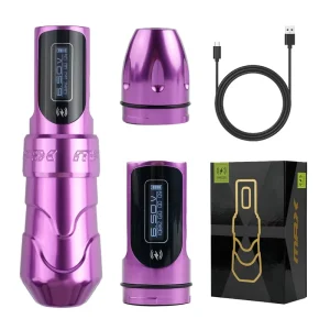Adjustable Stroke Length Tattoo Machine Pen Permanent Makeup Machine with 2000mAh Battery for Tattoo Supply