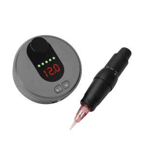 Adjustable Stroke PMU Machine 2.0mm-3.5mm Tattoo Gun RCA Connector 0.3V-12.0V Power Supply Kit