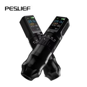 Adjustable Stroke Tattoo Pen Machine H Type Wireless Tattoo Pen Electric 1200Mah Permanent Makeup Machine