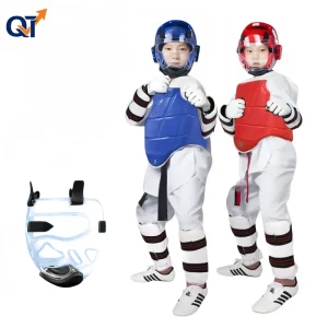Adult Professional Taekwondo Boxing Protective Gear Headgear Shin Guards Arm Guards Ankle Protectors Durable Unisex