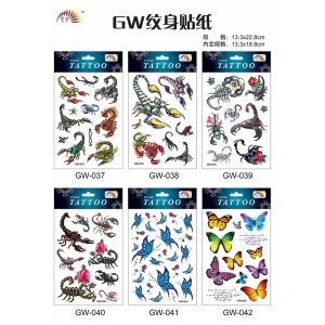 Adult Tattoo Stickers Exquisite Patterns Beauty Body Waterproof Tattoo Stickers