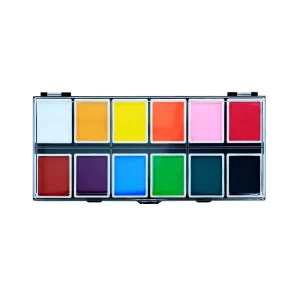 Adult Woman’s Integral Art Painting Palette Neon Make Markers Water Based Face Body Paint for Kids Adults