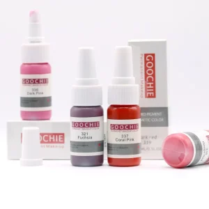 Advanced 15ml Cosmetic Tattoo Pigment Tattoo Ink Permanent Makeup Kit Plastic Ring Permanent Makeup Pigment Ink