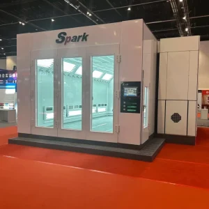 Advanced 24000m3 h Vehicle Spray Booth Full Grid Automotive Paint Booth Professional Body Shop Refinishing Repair Station