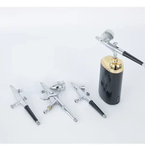 Aerografo Profesional HB08 Double Action Push-button Trigger Airbrush Temporary Tattoo Machine 3.7V 3400mAh Battery