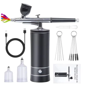 Aerografo Profesional Paint Barber Spray Gun Cordless Airbrush Compressor Airbrush Nail Art Machine