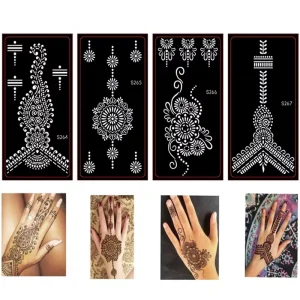 Africa New Design for Hand Foot Tattoo Template Mehndi Henna Tattoo Stencil