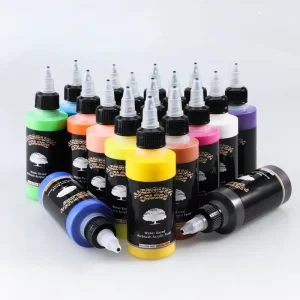 Air Brush Waterborne Acrylic Paint 18 Colors DIY Handmade 100 ML Bottle Airbrush Ink for Modeling Art Textile Shoes Wood