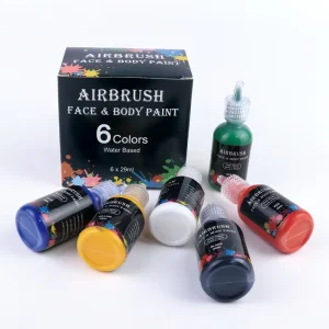 Airbrush Body Paint Liquid Ink for Face Body Paint Water Based Easy to Wash Airbrush Paint Makeup