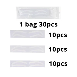 Airbrush Brow Shaping Stencil Sticker Brow Guide Eyebrow Shaping Template Tools PMU Accessories Microblading Diy Brow Shape Tape