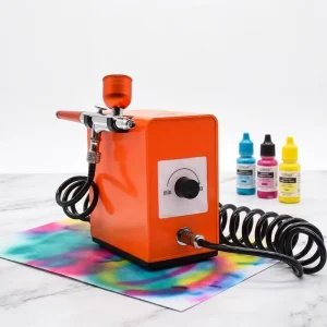 Airbrush Compressor Copper ABS Dual Action Gravity Portable Set Adjustable Speed for Multiple Spray Guns Nail Art DIY Crafts