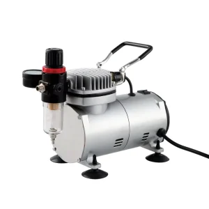 Airbrush Compressor TC 20B 1/6HP Piston Oil free Air Pump Without Airbrush for Art Painting Tattoo Model Making
