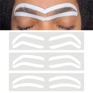 Airbrush Eyebrow Shape Tape Shaping Stickers Tools Brow Tinting Stencil