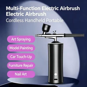 Airbrush Gun Electric Spray Painting Tattoo and Illustration Modeling Figure Coloring Acrylic Paint Nail Art Spray