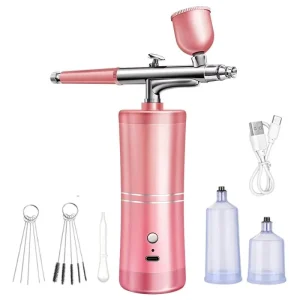 Airbrush Gun Kit with USB-C Charging for Beauty, Crafts & Model Painting