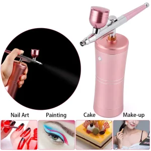 Airbrush Kit Cake Decorating Machine With Air Compressor Cordless Mini Handheld Airbrush