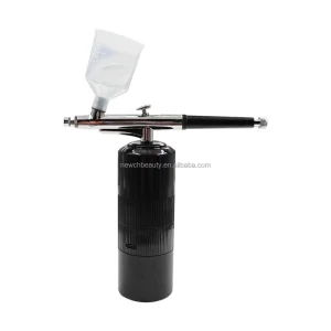 Airbrush Kit Compressor Cordless High Pressure Air Brush Spray Gun Painting 0.3mm Nozzle Airbrush for Brow Tattoo