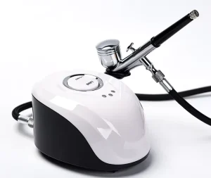 Airbrush Kit Single Power Compressor Portable Touch Machine Air Brush Use for Tattoo Body Paint Tool Acrylic Nail Art