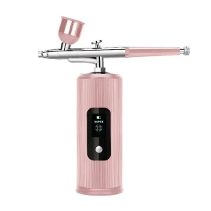 Airbrush Kit with Compressor High Pressure Non Clogging Air Brush Set Cordless Rechargeable with 0.3mm Nozzle