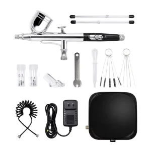 Airbrush Kit with Compressor Portable Air Brush for Nails Multi Function Air Brush Painting Set for Airbrush Makeup Cake