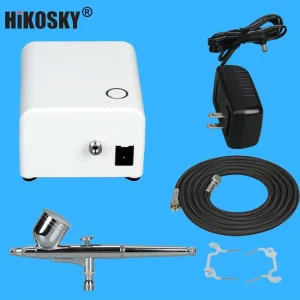 Airbrush Kit with Silent Airbrush Compressor
